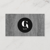 Graniet Visitekaartje (Achterkant)