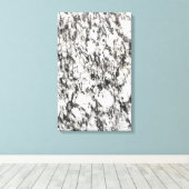 Graniettextuur | Achtergrond marmer in zwart Canvas Afdruk (Insitu (Houten vloer))