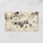 Granite en pierre Cartes de visite simples (Dos)