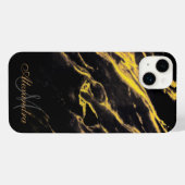 Granite noir et doré (Verso Horizontal)