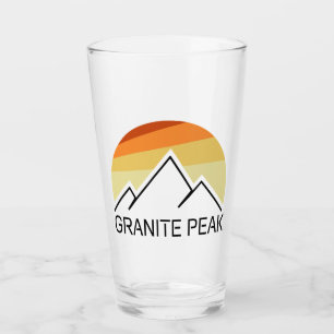 Granite Peak Montana Retro Glas