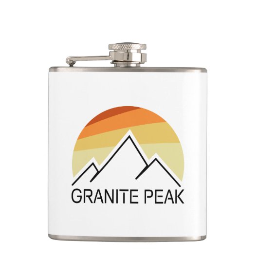 Granite Peak Montana Retro Heupfles (Voorkant)