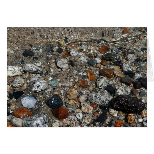 Granite Pebbles in het meer Tenaya bij Yosemite (Voorkant Horizontaal)