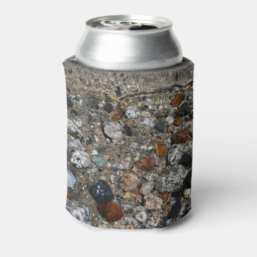 Granite Pebbles in het meer Tenaya bij Yosemite Blikjeskoeler (Blikje Achterkant)