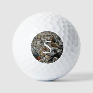 Granite Pebbles in het meer Tenaya bij Yosemite Golfballen