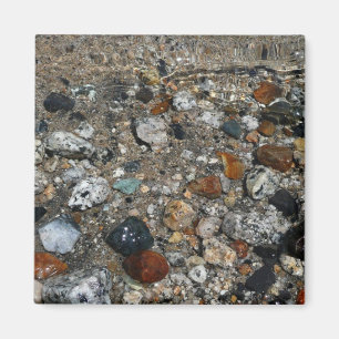 Granite Pebbles in het meer Tenaya bij Yosemite Magneet