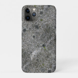 Granite Rock Grey met Green Moss iPhone 11 Pro Hoesje