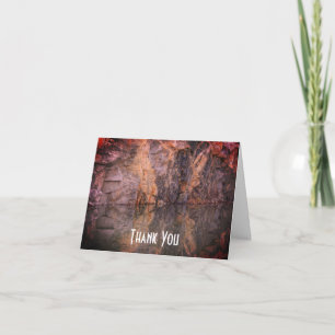 Granite Rock reflecteert 3 Natuur Hartelijk dank Bedankkaart