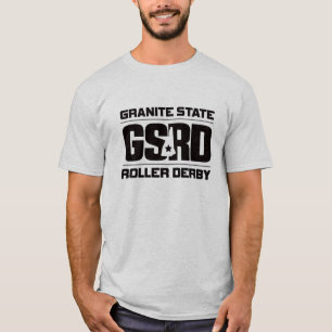 Granite State Roller Derby Logo T-shirt