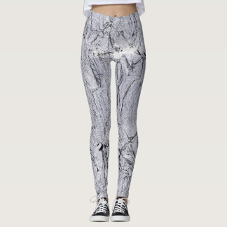 Granite Stone Pattern-Leggings Leggings