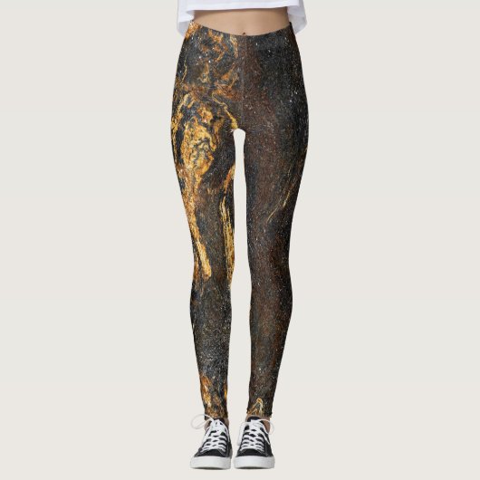 Granite Stone Pattern-Leggings Leggings (Voorkant)