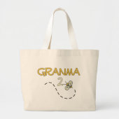 Granma 2 Bee Grote Tote Bag (Voorkant)