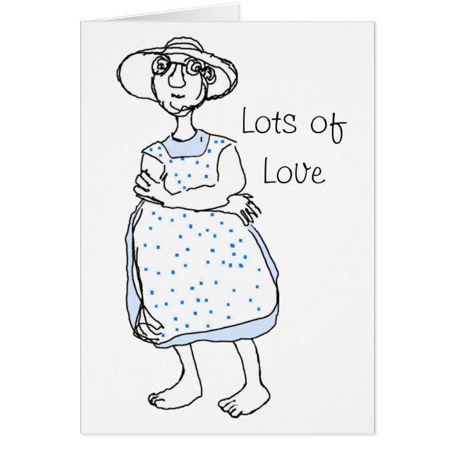 Granma en grootaughter (Voorkant)