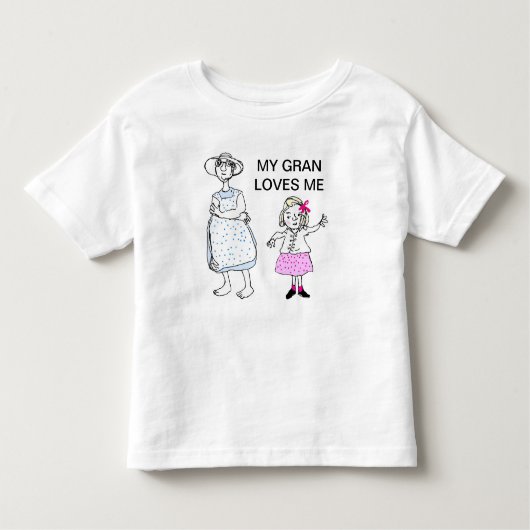 Granma en grootaughter kinder shirts (Voorkant)