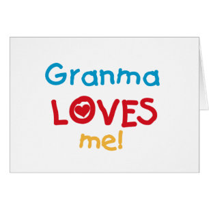 Granma Loves Me T-shirts en geschenken