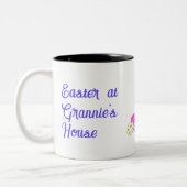 Grannies Pug Two-Tone Coffee Mok (Links)