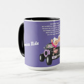 Grannies Ride Deux Tone Café Mug (Devant gauche)