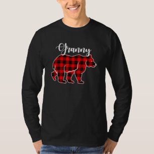 Granny Beer Red Pset met kerstkostuum Matching F T-shirt