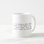 Granny Burns Rubber par Harper Lin Book Cover Mug (Devant droit)