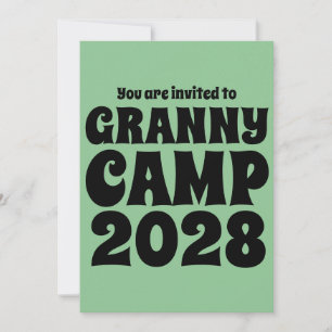 Granny Camp Retro Green Kaart