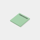 Granny Camp Retro Groene tekst Post-it® Notes (Schuin)