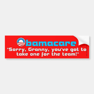 Granny Care Bumpersticker