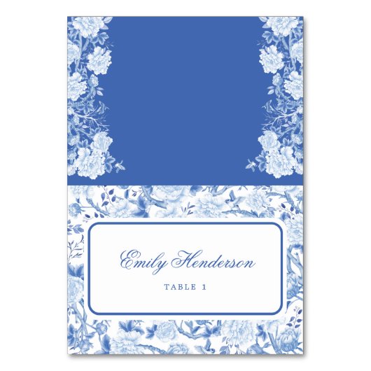 Granny Chic Chinoiserie Mariage Table Place Cartes (Par défaut)