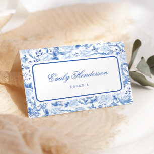 Granny Chic Chinoiserie Mariage Table Place Cartes