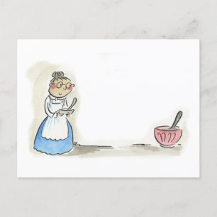 Granny Cooks Briefkaart