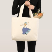 Granny Dancing - Color Grote Tote Bag (Voorkant (product))
