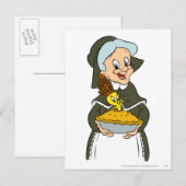 Granny en TWEETY™ Pie Briefkaart (Voorkant / Achterkant)