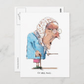 Granny Gets Mad carte postale ! (Devant / Derrière)