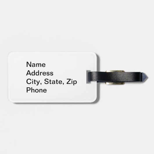 Granny Hands Bagagelabel (Achterkant horizontaal)