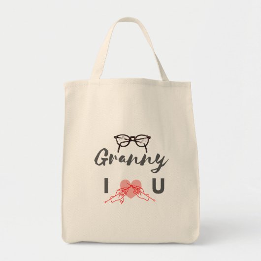 Granny, ik hou van je tote bag (Voorkant)