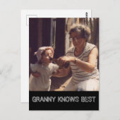 Granny kent best briefkaart (Voorkant / Achterkant)