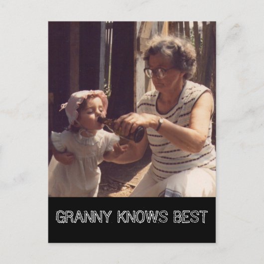 Granny kent best briefkaart (Voorkant)