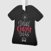 Granny Knit Religieux Vilain Joyeux Sweater de Noë (devant)