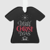 Granny Knit Religieux Vilain Joyeux Sweater de Noë (devant)