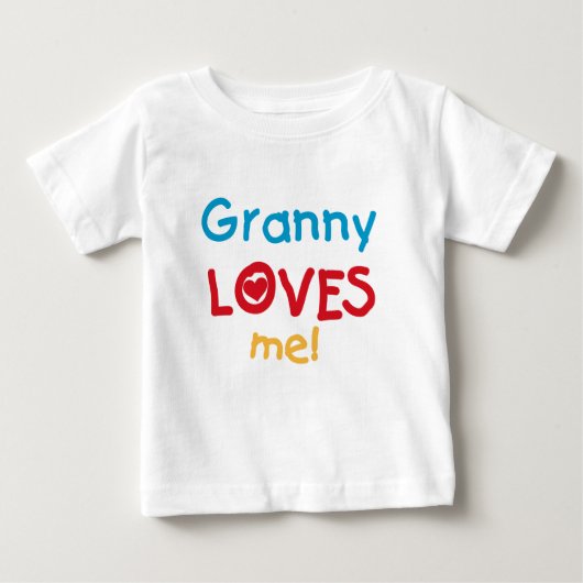 Granny Loves Me Tshirts et cadeaux (Devant)