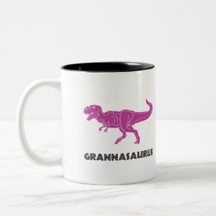 Granny Nanna, Nana Grandma T-rex roze mok
