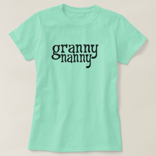 Granny Nanny T-shirt (Design voorkant)
