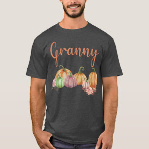 Granny of Little Pumpkin First Birthday Autumn Pum T-shirt
