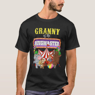 Granny of the Birthday Ringmaster Kinder Circus Pa T-shirt