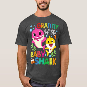 Granny Of The Birthday Shark Celebrate Together T-shirt