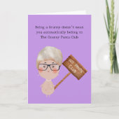 Granny Pants Funny Birthday Kaart (Voorkant)