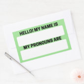 Granny Smith Nom et Étiquettes Pronoun (Enveloppe)