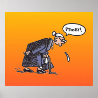 Granny Spitting ! affiche mate