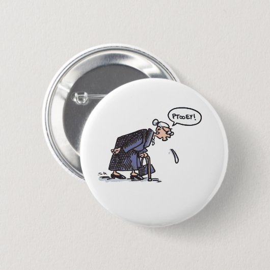 Granny Spitting-knop Ronde Button 5,7 Cm (Voorkant /achterkant)