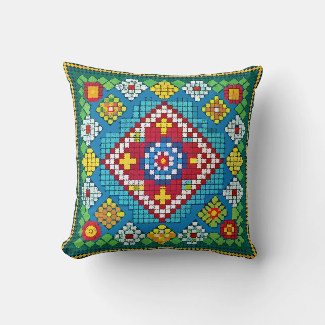 Granny Square Bloomers Kussen (Voorkant)