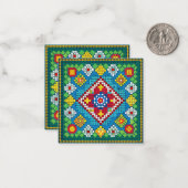 Granny Square Bloomers Notitiekaartje (Voorkant / Achterkant in situ)